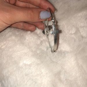 Alex and Ani cross bracelet